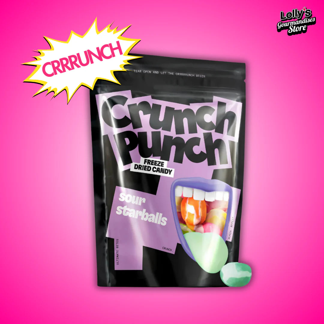 Crunch Punch Freeze Dried Candy Sour Starballs | 50g