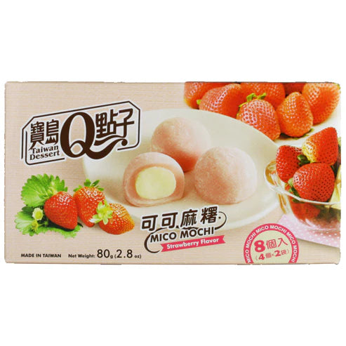 Taiwan Dessert Mico Mochi Strawberry | 80g