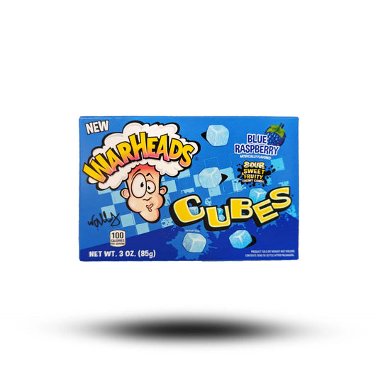 Warheads Blue Raspberry Cubes | 85g