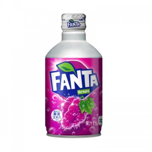 Fanta Grape Japan Metal Bottle 300ml